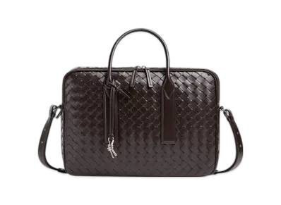 Bottega Veneta Getaway Briefcase "Fondant"