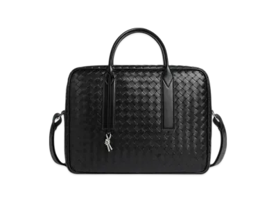 Bottega Veneta Getaway Weekender "Black"