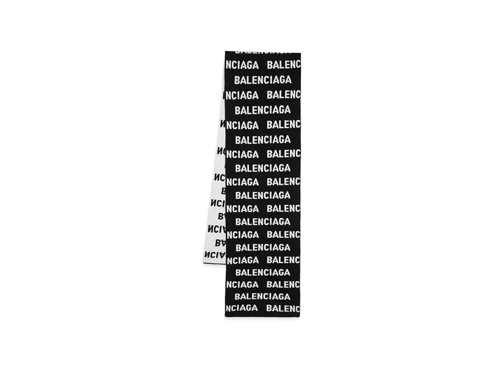 BALENCIAGA Women's Scarfs "Black"