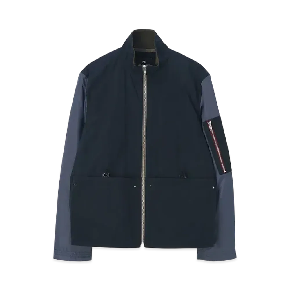 Paul Smith Mix-Up Stand Collar Blouson "Navy"