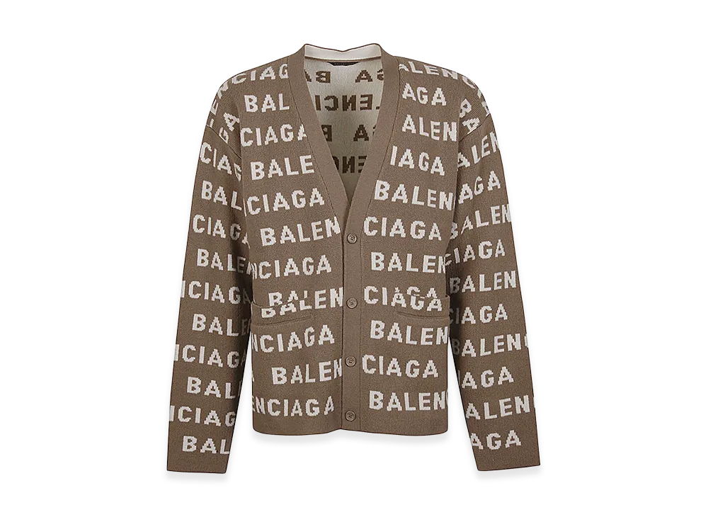 BALENCIAGA Maglia "Darkbeigewhite"