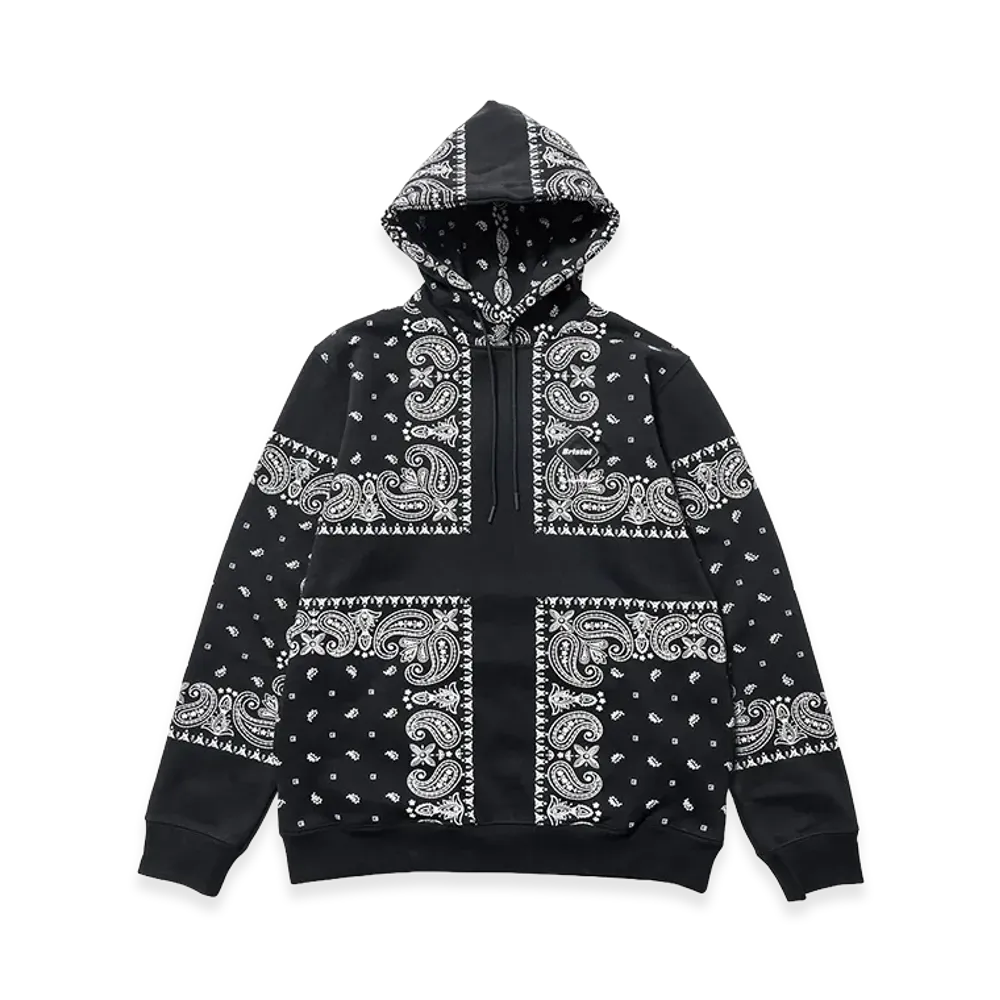 F.C.Real Bristol Bandana Sweat Hoodie "Black"