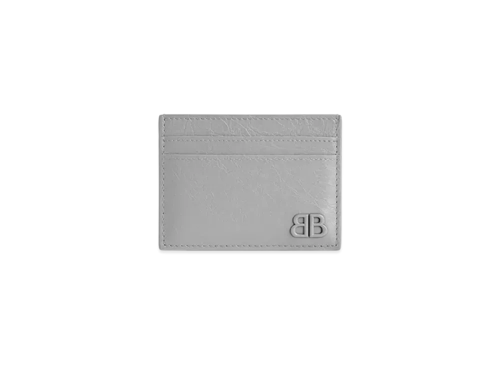 BALENCIAGA Monaco Card Holder "Gray"