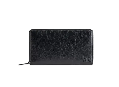 BALENCIAGA Monaco Continental Wallet "Black"