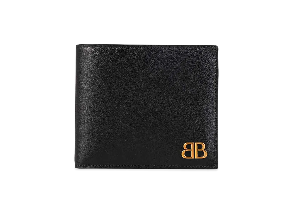 BALENCIAGA Monaco Square Wallet "Black"