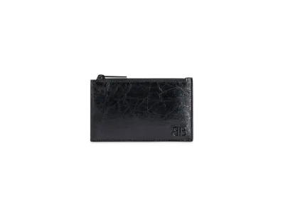 BALENCIAGA Monaco Long Coin and Card Holder "Black"