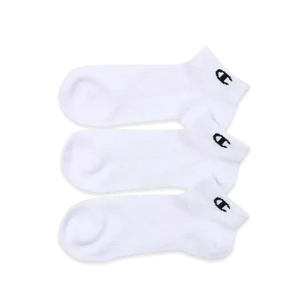 Champion 3-Pair Sneakers In Socks "White"