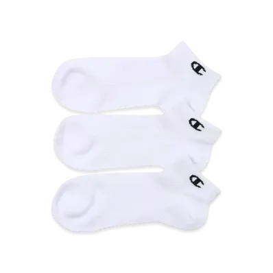 Champion 3-Pair Sneakers In Socks "White"