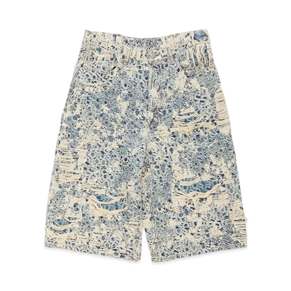Acne Studios Denim Shorts - Loose Fit "Mid Blue"