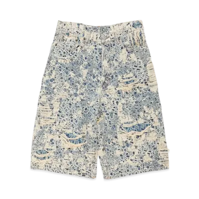 Acne Studios Denim Shorts - Loose Fit "Mid Blue"