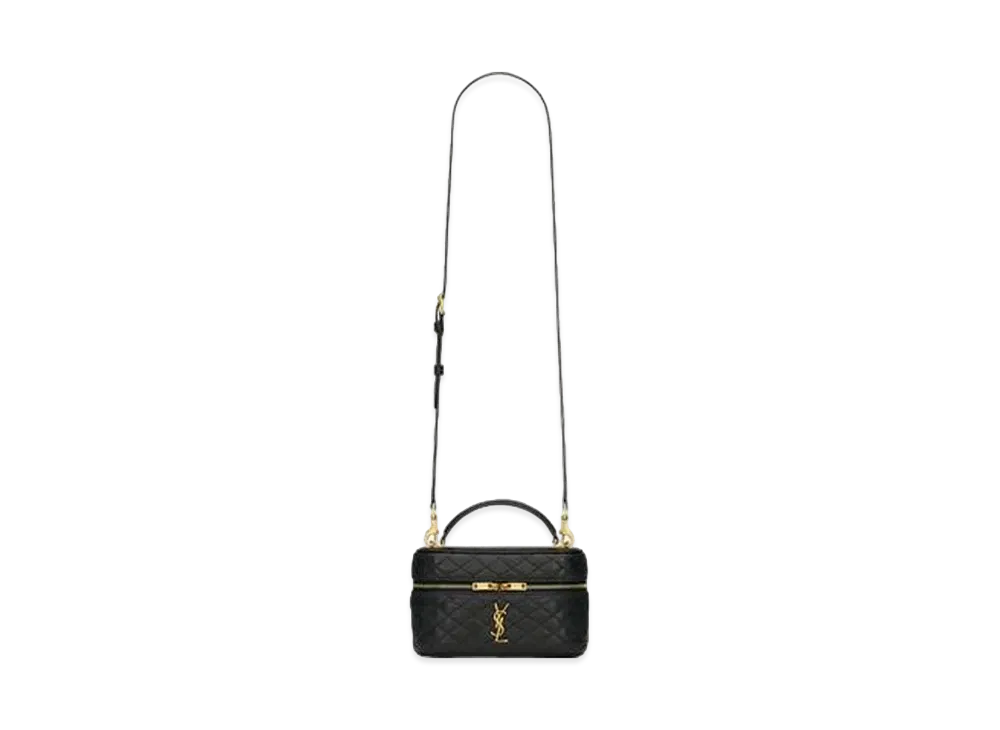 Saint Laurent Gaby Vanity Bag in Lambskin "Black"