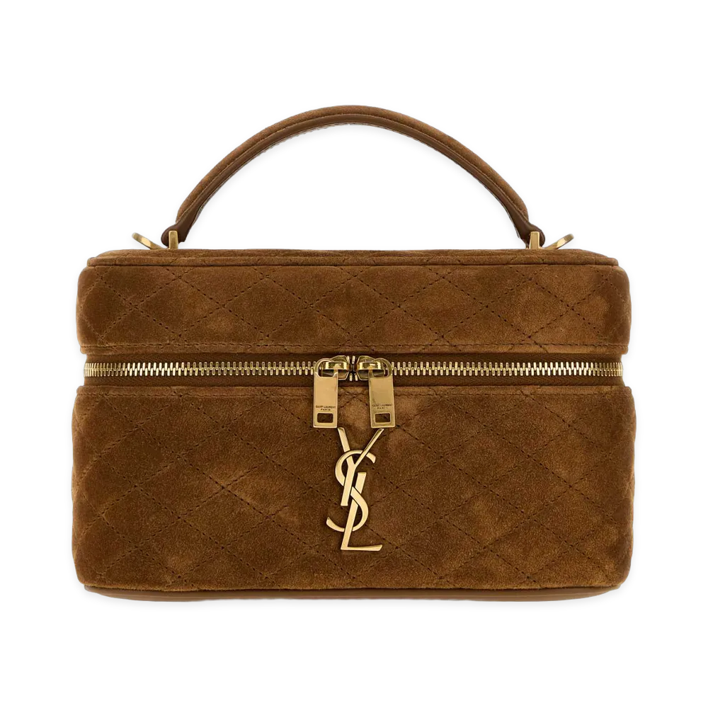 Saint Laurent Women's Gabby Vanity Bag "Caramel Cognac"