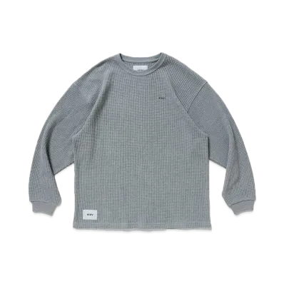 WTAPS Waffle / LS / Cotton. Loose. Sign "Grey"