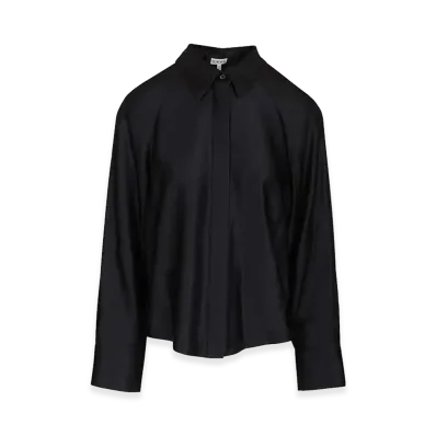 LOEWE Women's Cape Shirt "Blue"