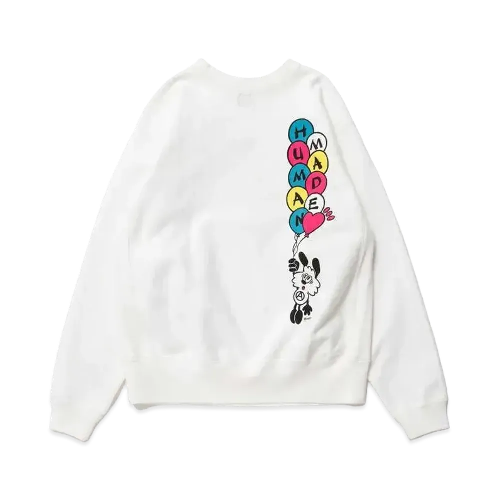 HUMAN MADE VICK SWEATSHIRT "White"