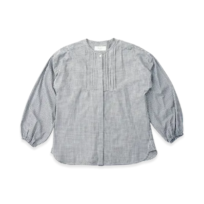 Weekend Max Mara Women's Cotton Check Shirt "White"