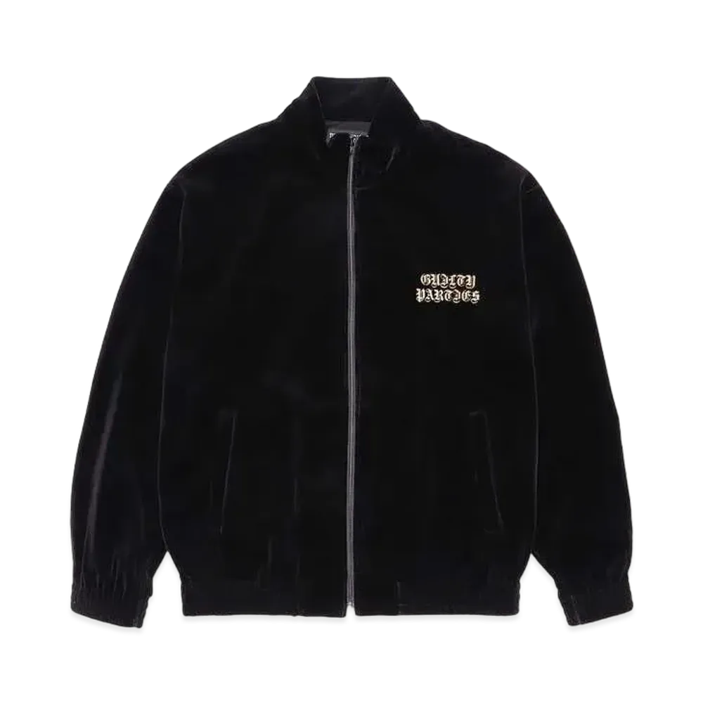 WACKO MARIA Velvet Track Jacket "Black"