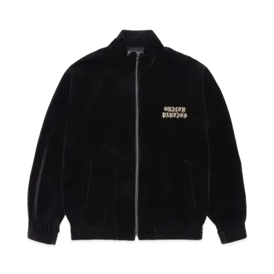 WACKO MARIA Velvet Track Jacket "Black"