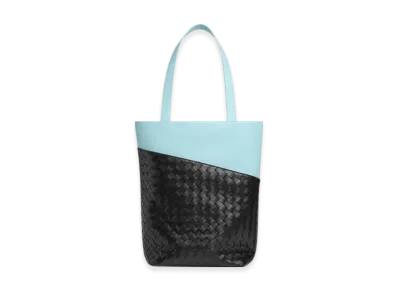 Bottega Veneta Small Intrecciato North-South Tote "Black/Zenith"