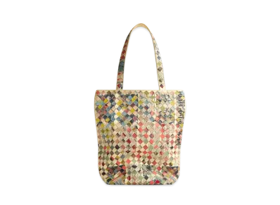 Bottega Veneta Small Intrecciato Tote Bag "Beige/Black"