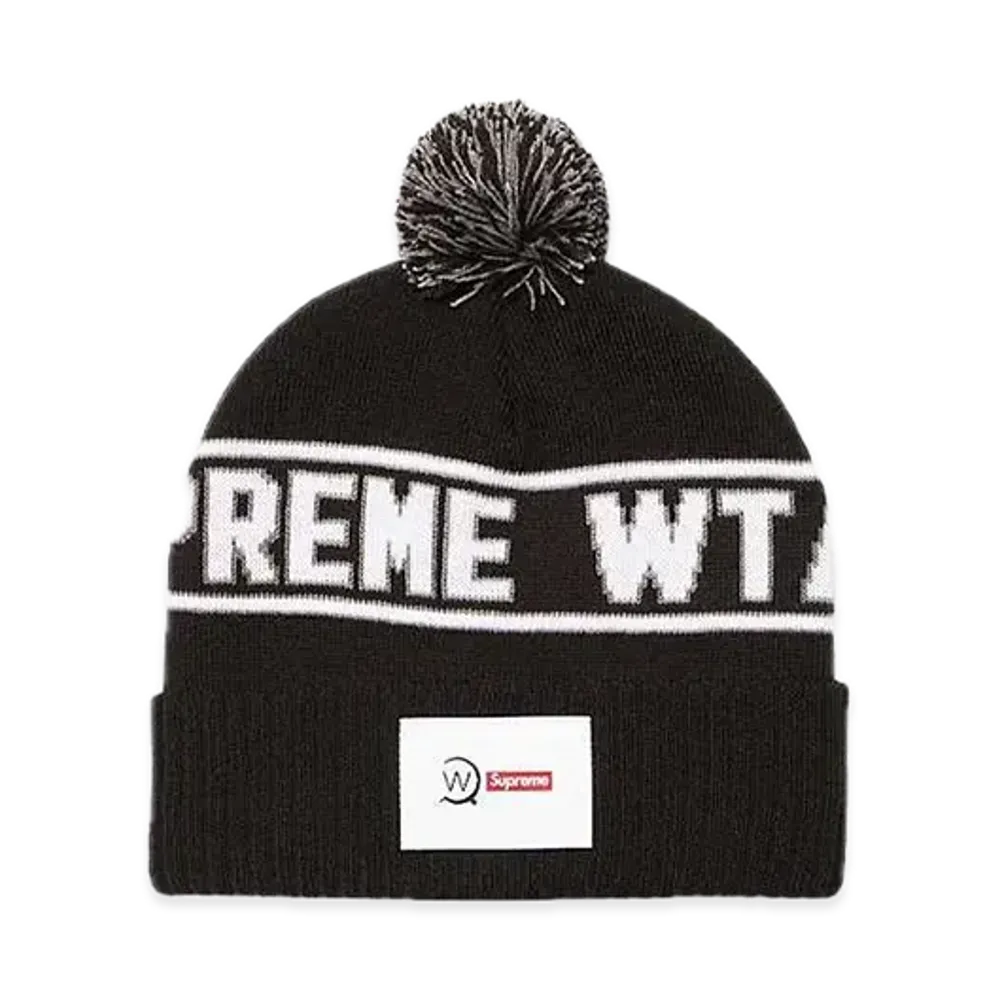 Supreme x WTAPS Beanie "Black"
