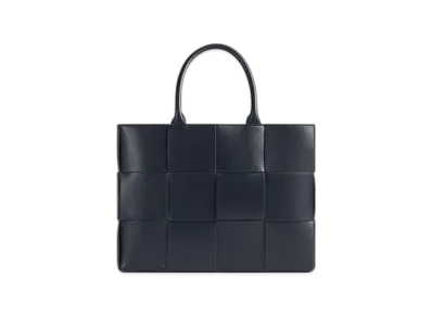 Bottega Veneta Small East-West Arco Tote "Shadow/Sterling"
