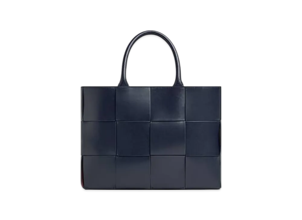 Bottega Veneta Small East-West Arco Tote "Space/Barolo"