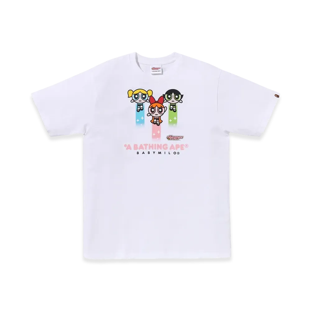 A BATHING APE x The Powerpuff Girls Baby Milo Tee "White"