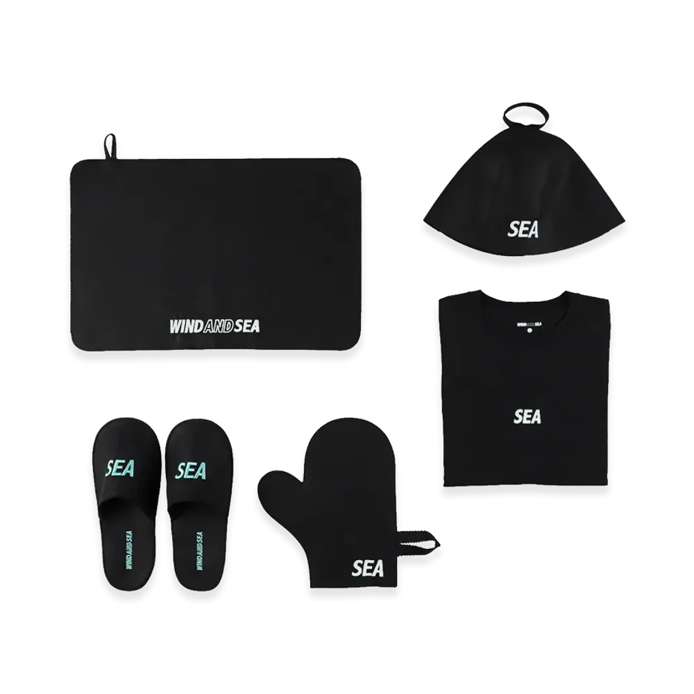 WIND AND SEA Sauna Set "Black"
