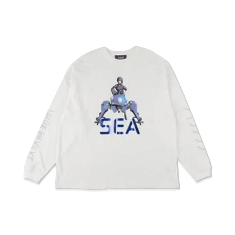 WIND AND SEA x Ghost In The Shell Sac_2045 A32 L/S T Shirt "White"