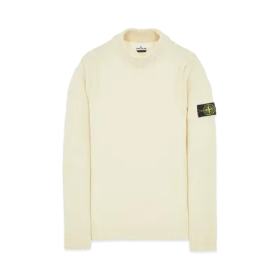 Stone Island 557B2 WOOL-SILK "Natural White"