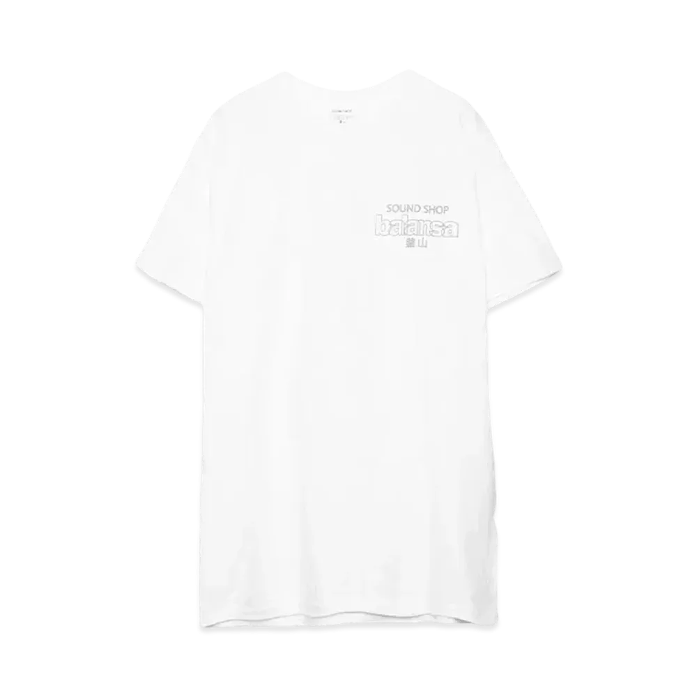 SOUND SHOP balansa ssb logo tee "WHITE/GRAY"
