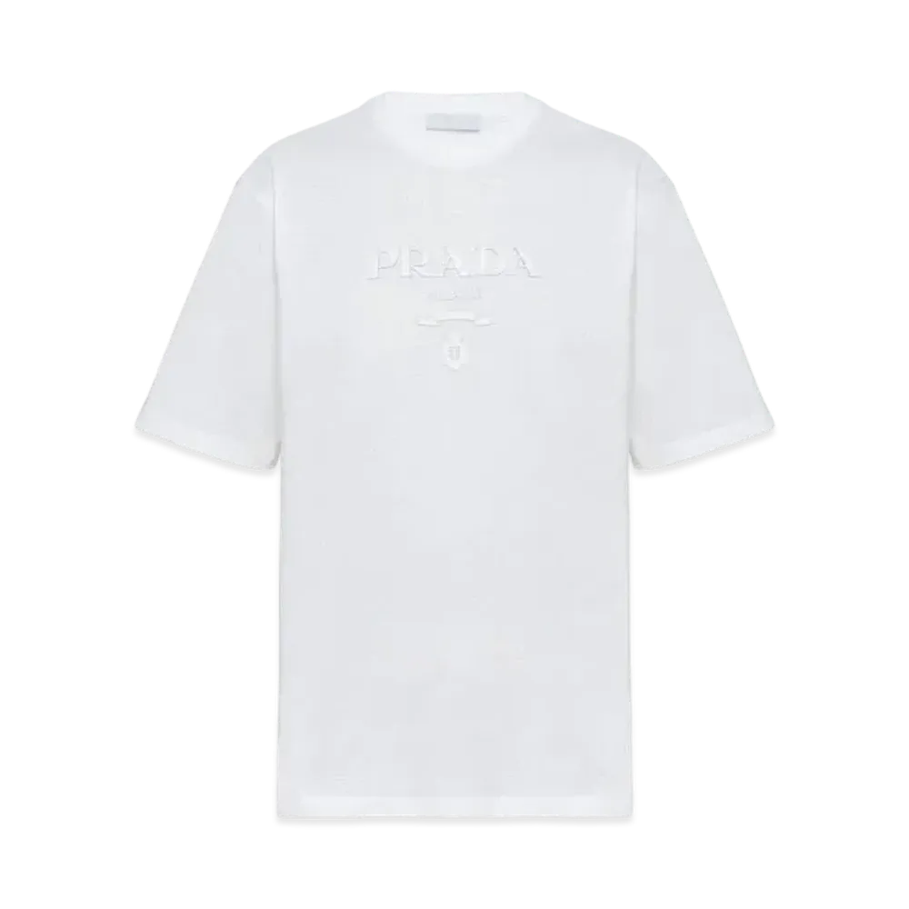 PRADA Men's Cotton T-shirt "White"