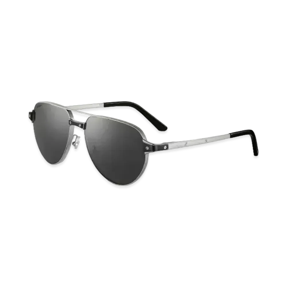 Cartier Santos de Cartier Sunglasses "Gray"