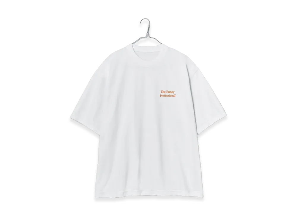 ENNOY Professional S/S T-Shirt "White/Orange"