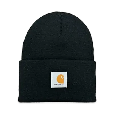 Carhartt Knit Cuffed Beanie Watch Cap C Logo "Black"