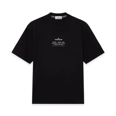 Stone Island 2100001 Organic Cotton Jersey "Black"