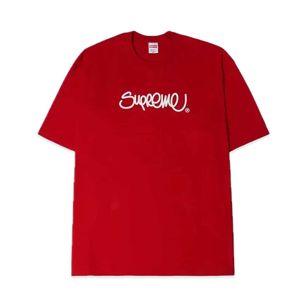 Supreme Handstyle Tee "Red"