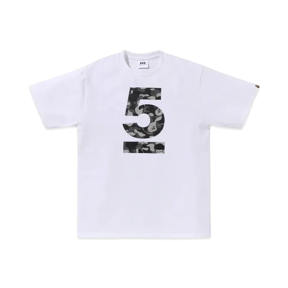 A BATHING APE x COMME des GARCONS OSAKA 5Th Anniversary Tee "White"