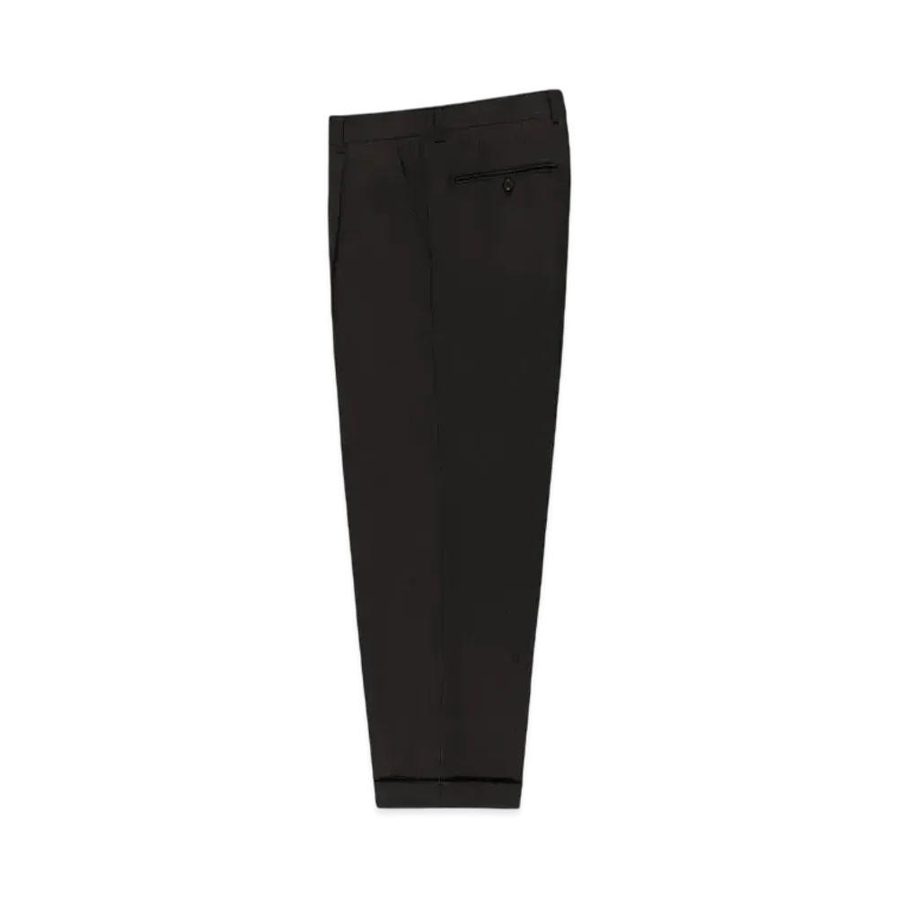 WACKO MARIA x DORMEUIL Pleated Trousers (Type-2) "Black"