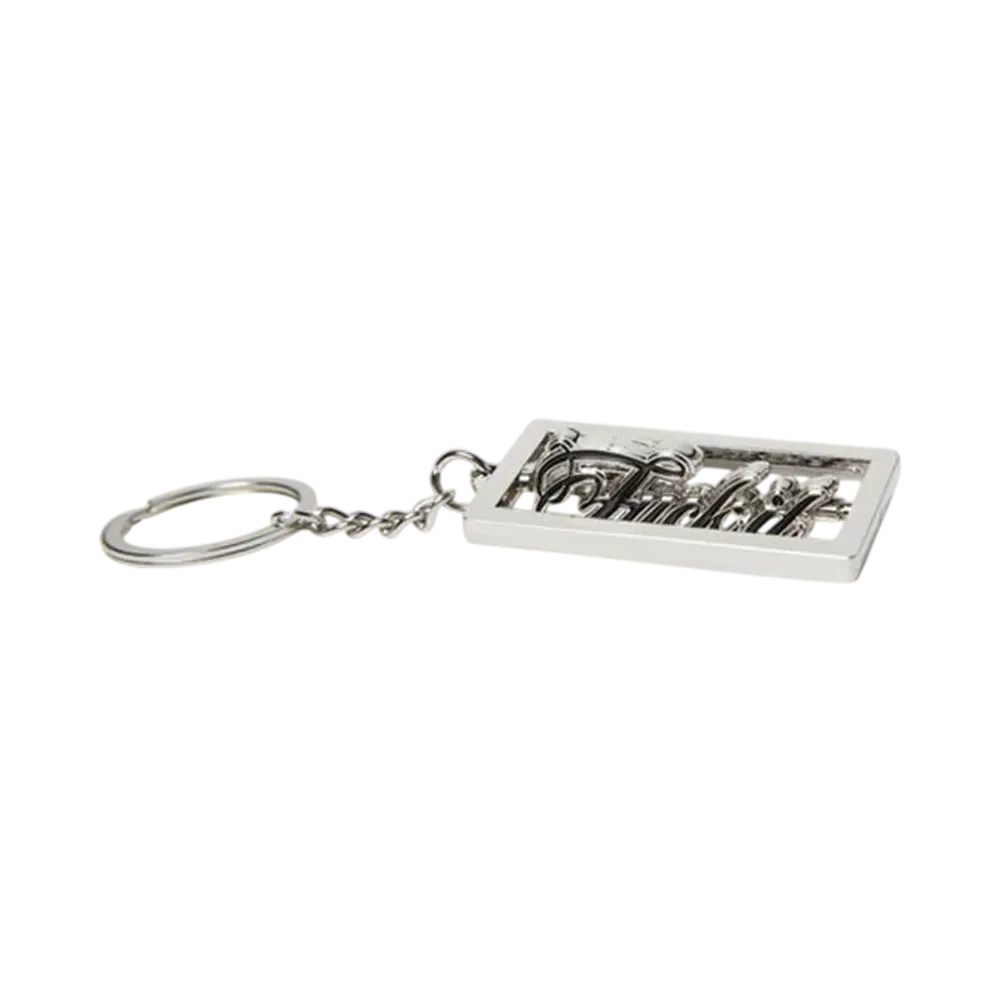 HUF Emblem Keychain "Silver"