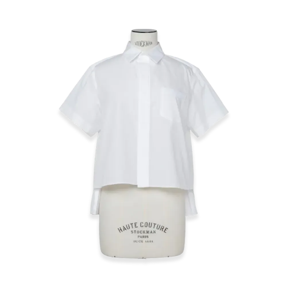 sacai Cotton Poplin Shirt "Off White"