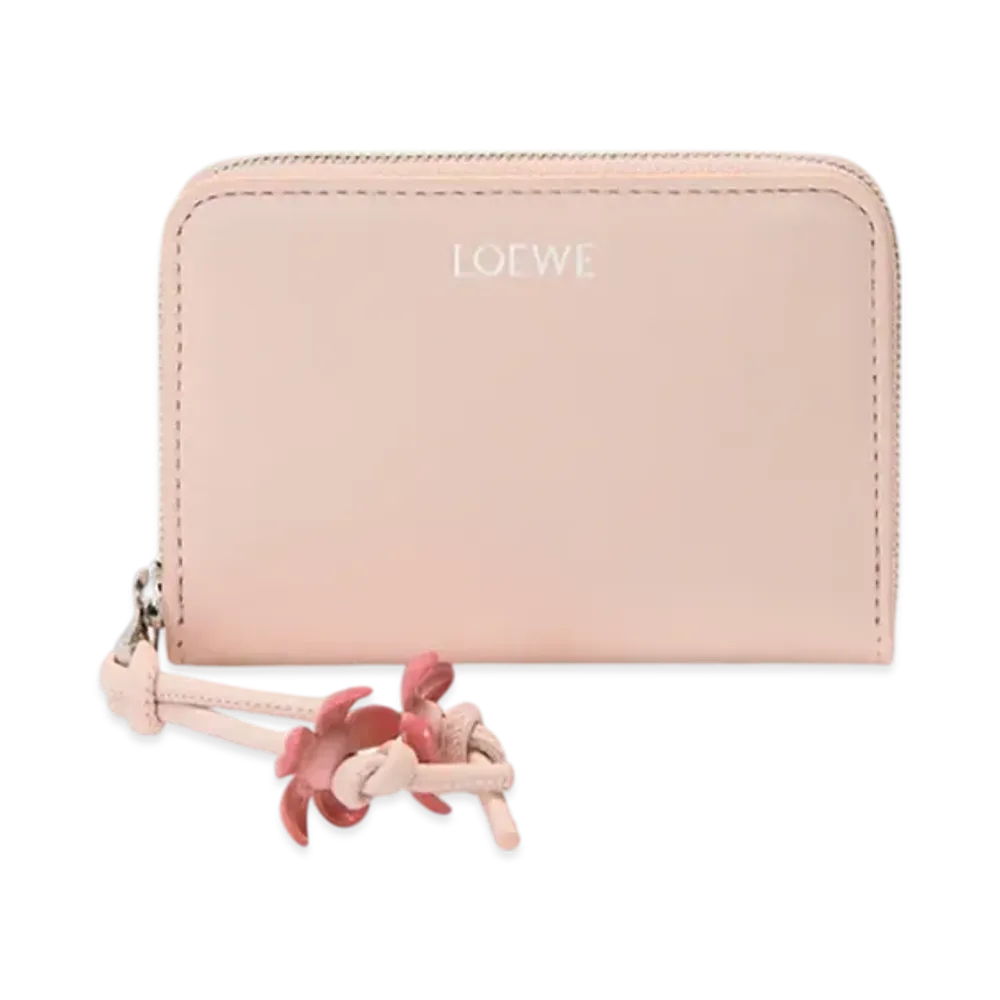 LOEWE Zip Coin Purse "Talc/Candy"