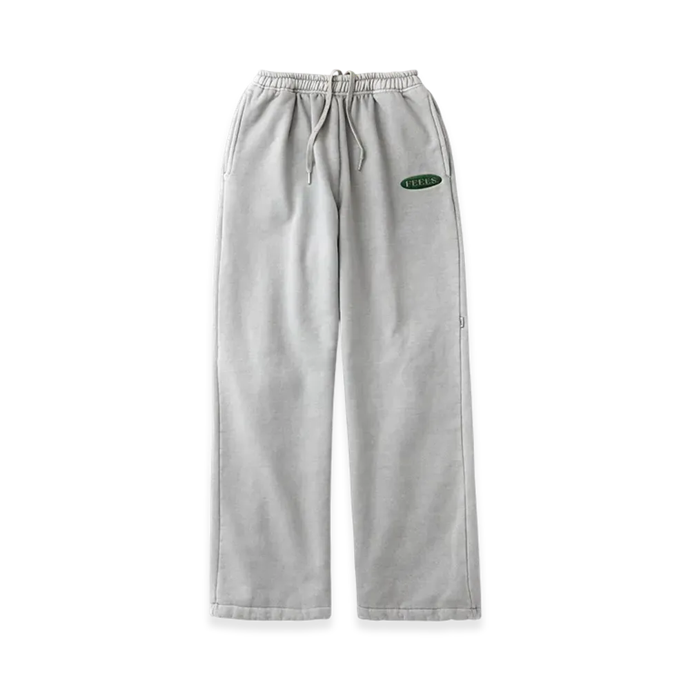 FEELS. Pigment Dye Pants "Light Gray"