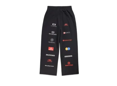 BALENCIAGA Top League Baggy Sweatpants "Black"