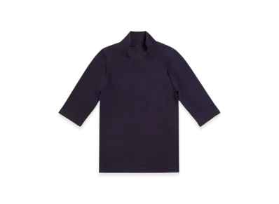 BALENCIAGA 3B Sports Icon Fitted Long Sleeve Turtleneck "Navy Blue"