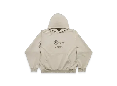 BALENCIAGA WFP Medium Fit Hoodie "Grey Black"