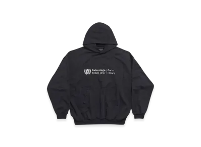 BALENCIAGA Institutional Hoodie Medium Fit "Black"