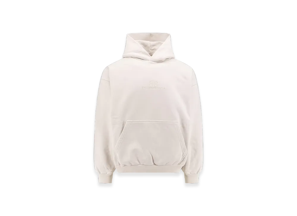 関税込【BALENCIAGA】BB ロゴ エンボス パーカー ベージュ ベージュ系 BALENCIAGA(バレンシアガ) パーカー・フーディ