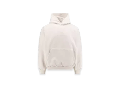 BALENCIAGA BB Logo Medium Fit Hoodie "Beige"